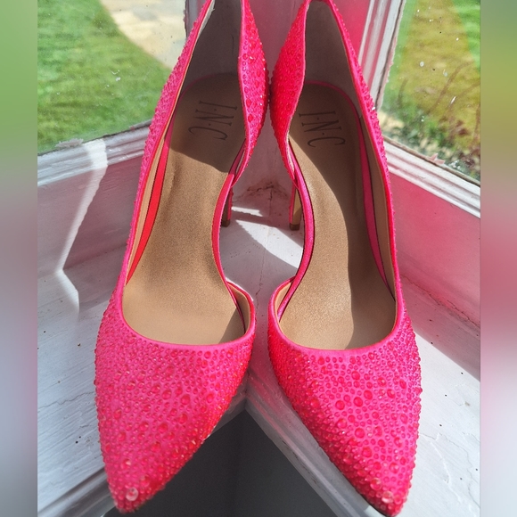 International concepts (I.N.C.) KENJAY4 hot pink heels - Picture 2 of 5